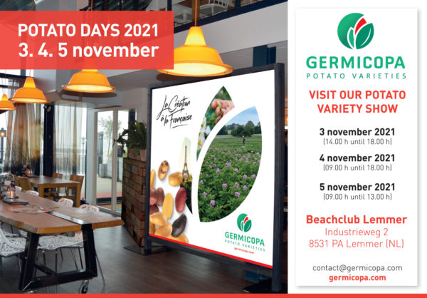 Annonce Potato Days Germicopa 2021